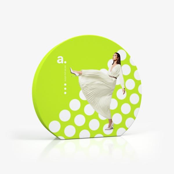 adWall Vario Ring: Effektiv reklamevegg - 240x220 cm