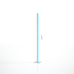 Lumina Stick – mobil brosjyrestativ med RGB LED-lys